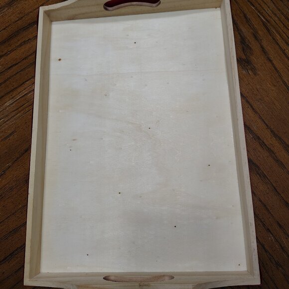 Light Wood Tray - Picture 1 of 9